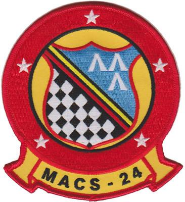 MACS 24 USMC Patch - Marine Air Control Squadron
