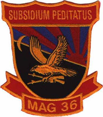 MAG 36 USMC Patch - MCCUU Air Wing Patch