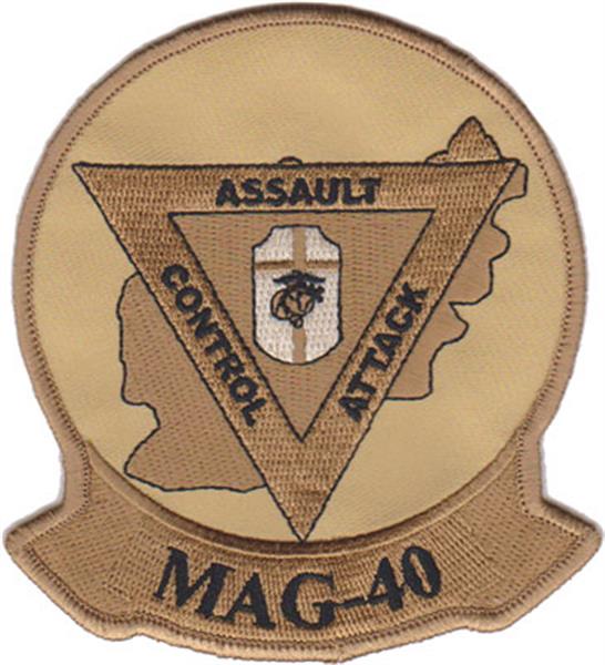 MAG - Marine Aircraft Group 40 Patch
