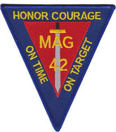 MAG-42 USMC Patch - Honor Courage On Time On Target