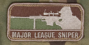 Major League Sniper Morale Patch - Mil-Spec Monkey