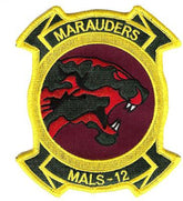 MALS-12 USMC Patch - MARAUDERS