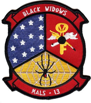 MALS-13 USMC Patch - BLACK WIDOWS