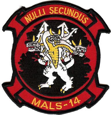 MALS-14 USMC Patch - NULLI SECUNDUS