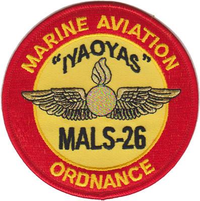 MALS-26 #2 USMC Patch - IYAOYAS