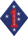 1st Marine Division Patch - VIETNAM USMC Patch