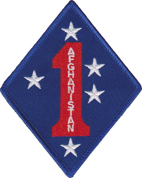 1st Marine Division Patch - AFGHANISTAN USMC Patch