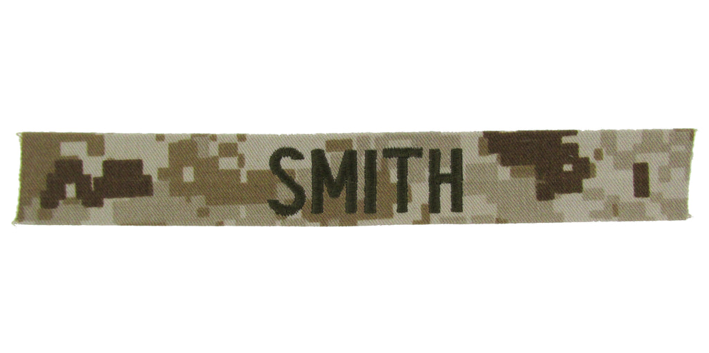 USMC Letters Desert Camo 5 x 2-1/2 Patch - SciFi Geeks