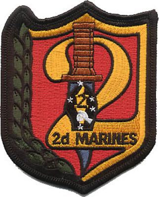 2nd Marine Regiment USMC Patch