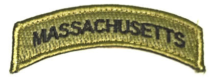 State Tab Patches - Massachusetts