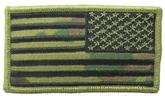 Multicam Flag Patch REVERSE FIELD - American U.S. Flag Patch - Choose SEWON or HOOK