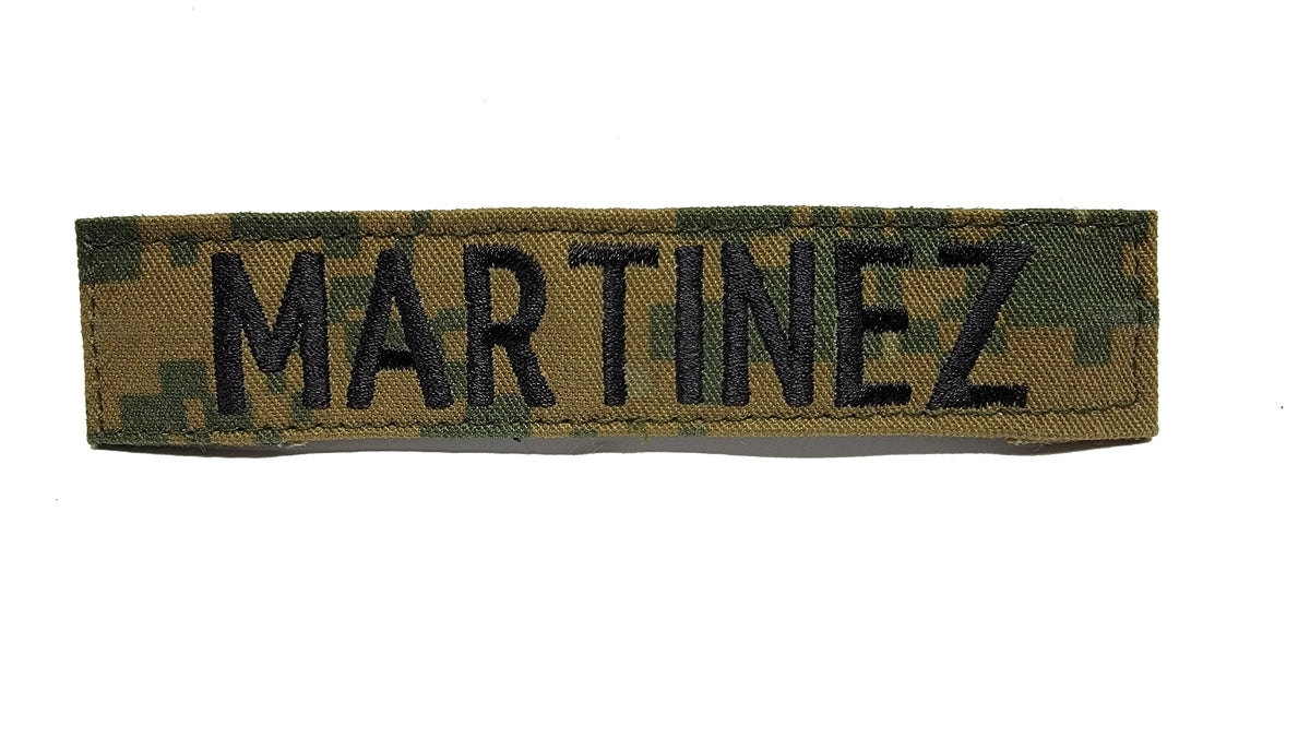USMC Woodland Digital Name Tape - U.S. Marines MARPAT