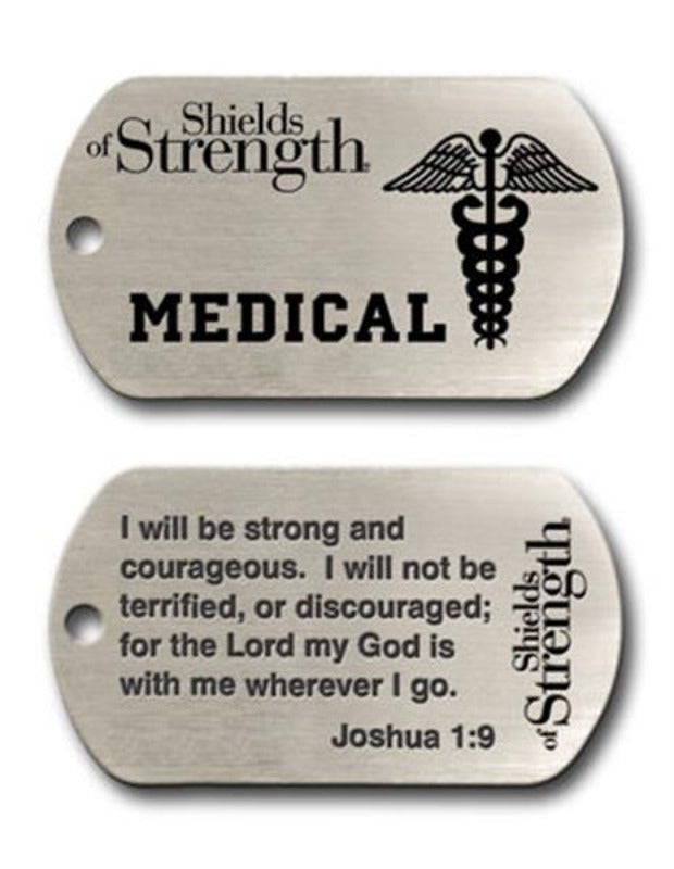 Medical Dog Tag Necklace - STAINLESS STEEL