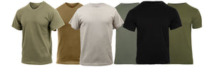 Rothco Solid Color 100% Cotton Military T-Shirt