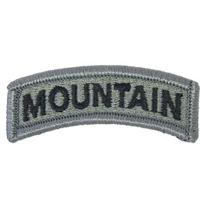 MOUNTAIN Tab ACU Patch - For Army ACU Uniform