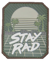 CLEARANCE - Stay Rad Morale Patch - PVC Mil-Spec Monkey