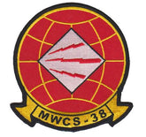 MWCS-38 Marine Wing Communications Squadron 38 - USMC Patch