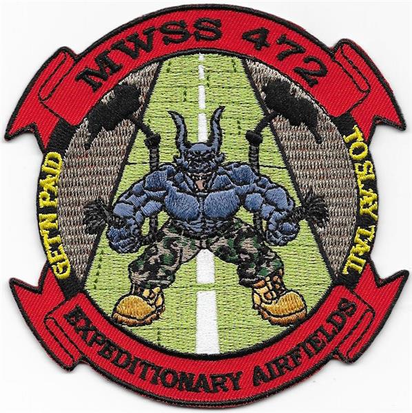 MWSS 472 Expeditionary Airfields USMC Patch