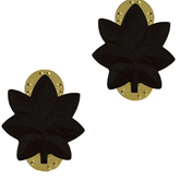 Commander - U.S. Navy Black Metal Pin-On Rank