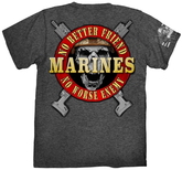"No Better Friend, No Worse Enemy" U.S. Marine Corps T-Shirt - Adult - Gray