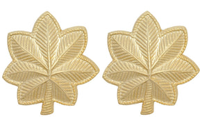 U.S. Army Gold Metal Pin On Rank - Pair