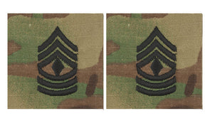 Sew-On U.S. Army OCP Rank Insignia - PATROL CAP (Pair)