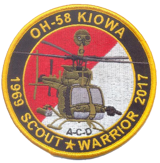 OH-58 Kiowa Commemorative USMC Patch - 1969 Scout Warrior 2017