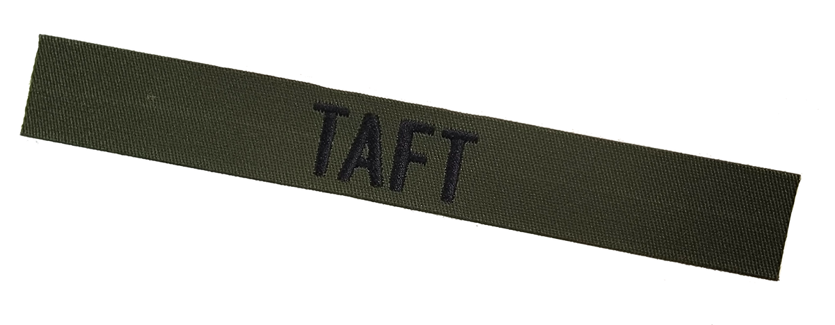 Olive Drab Name Tape - SEW ON - Fabric Material