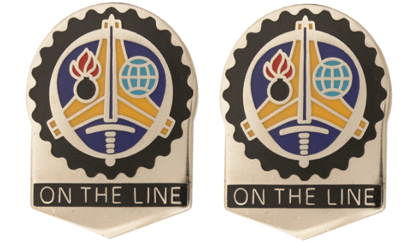 Operations Support Command Unit Crest - Pair - ON THE LINE