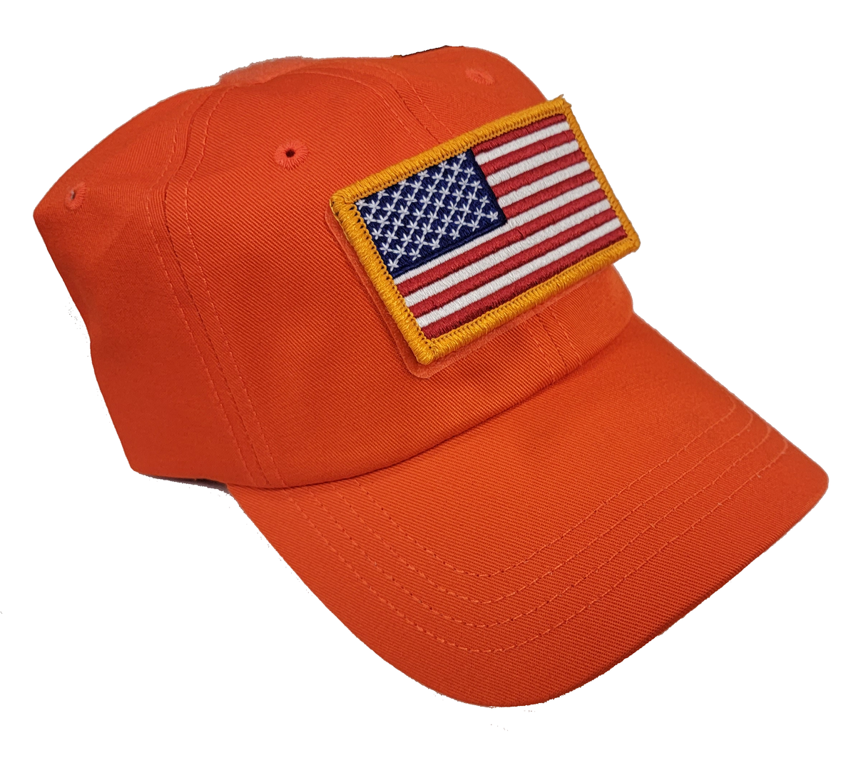Tactical Cap Package with U.S. Flag Patch and Personalized Name Tape - Various Colors