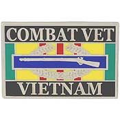 Combat Veteran Vietnam CIB Pin  - Size 1 1/8 inch - CLEARANCE!