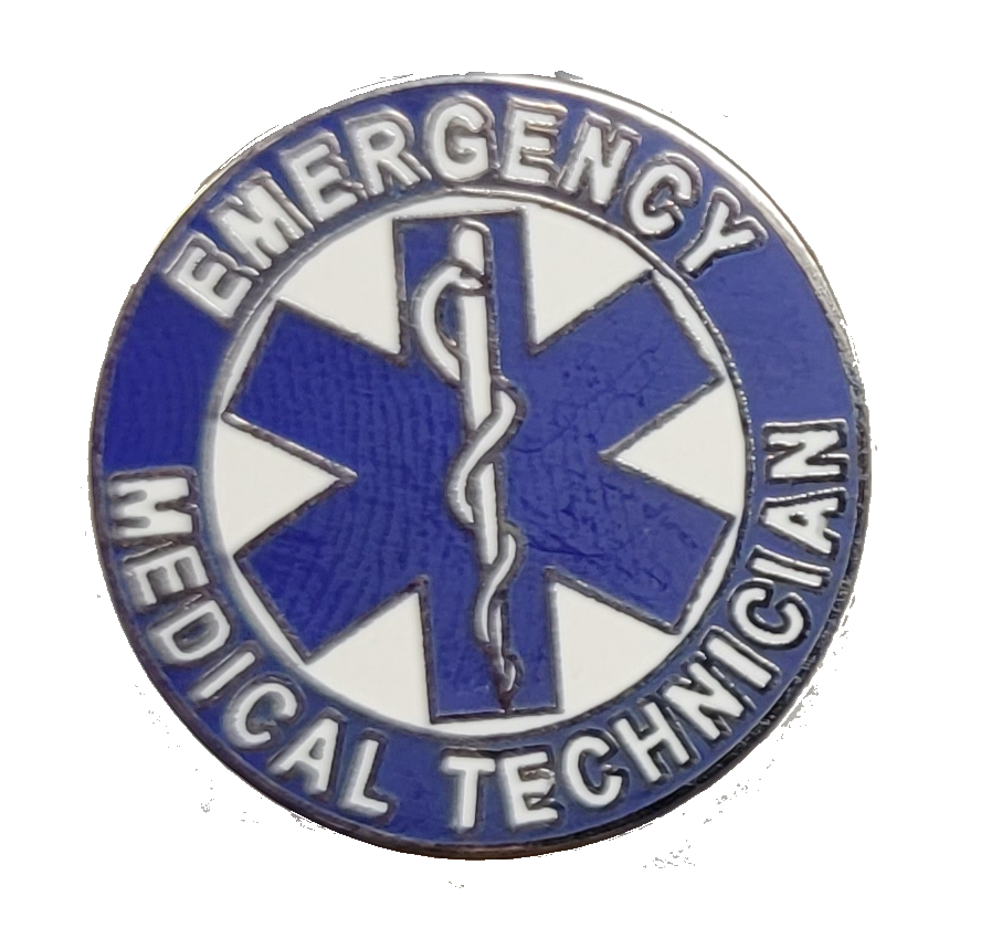EMT Logo Pin - Emergency Medical Tech