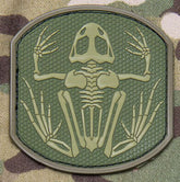 Frog Skeleton Morale Patch PVC - Mil-Spec Monkey