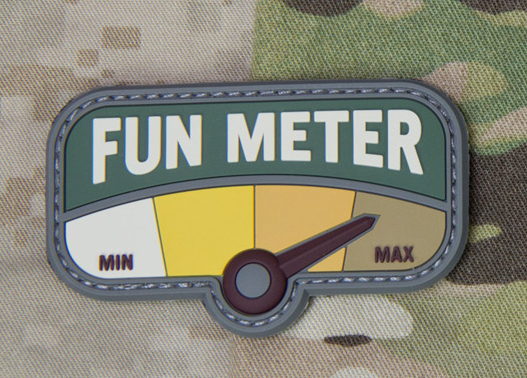 Fun Meter 3in PVC Morale Patch