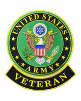 US Army Veteran Logo 12 inch Patch