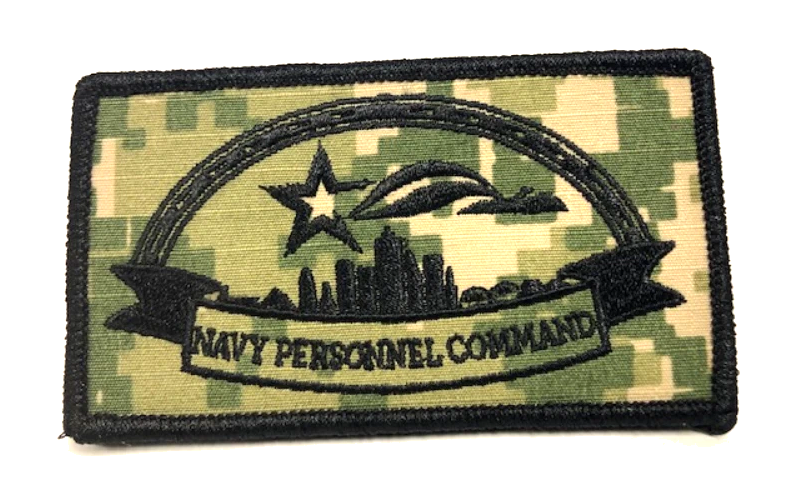 Navy Personnel Command Patch with HOOK Backing