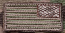 Mini U.S. Flag Patch Reverse Field - Mil-Spec Monkey