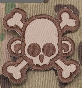 CLEARANCE - Skull Monkey with Crossbones Morale Patch - Mil