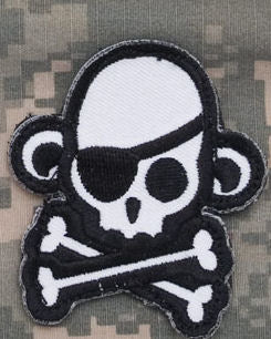 Skull Monkey Pirate Morale Patch - Mil-Spec Monkey