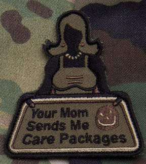 Your Mom Sends Me Care Packages Morale Patch - Mil-Spec Monkey