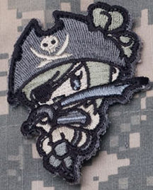 CLEARANCE - Pirate Girl Morale Patch - Mil-Spec Monkey