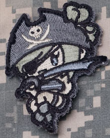 Pirate Girl Morale Patch - Mil-Spec Monkey