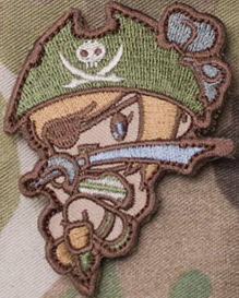 Pirate Girl Morale Patch - Mil-Spec Monkey