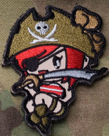 Pirate Girl Morale Patch - Mil-Spec Monkey