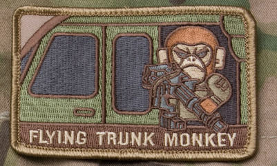 CLEARANCE - Flying Trunk Monkey Morale Patch - Mil-Spec Monkey
