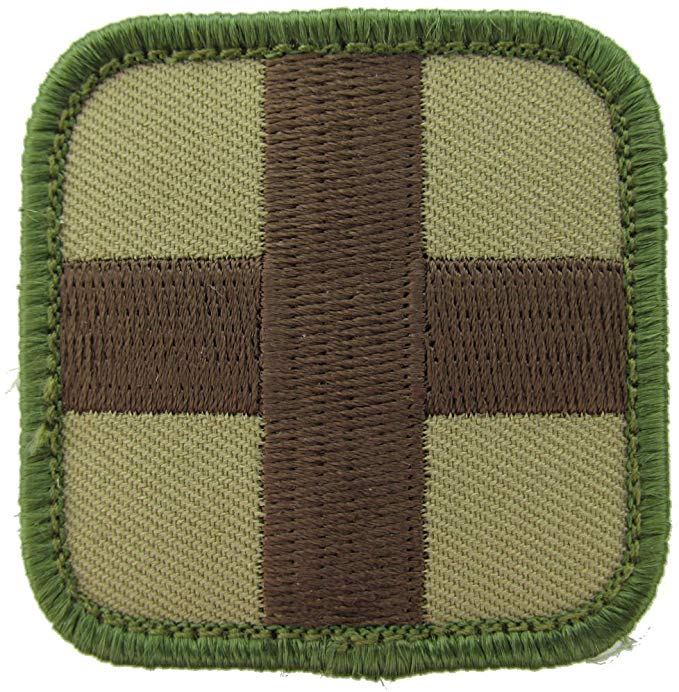CLEARANCE - Medic Square Patch - with Hook Fastener