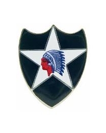2nd Infantry Division Small Hat Pin