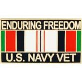 Enduring Freedom Pin - U.S. Navy Veteran