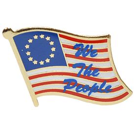 We the People Flag Pin