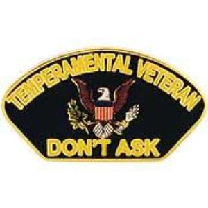 Temperamental Veteran Don't Ask Pin